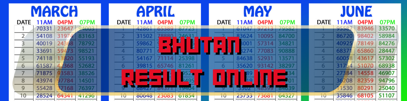 Bhutan Result Online: Simple Steps to Check Your Ticket!